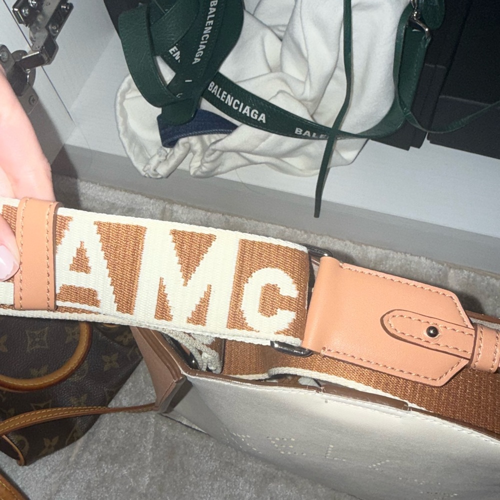 Stella McCartney Perforated Logo Bag with Strap - Picture 3 of 9